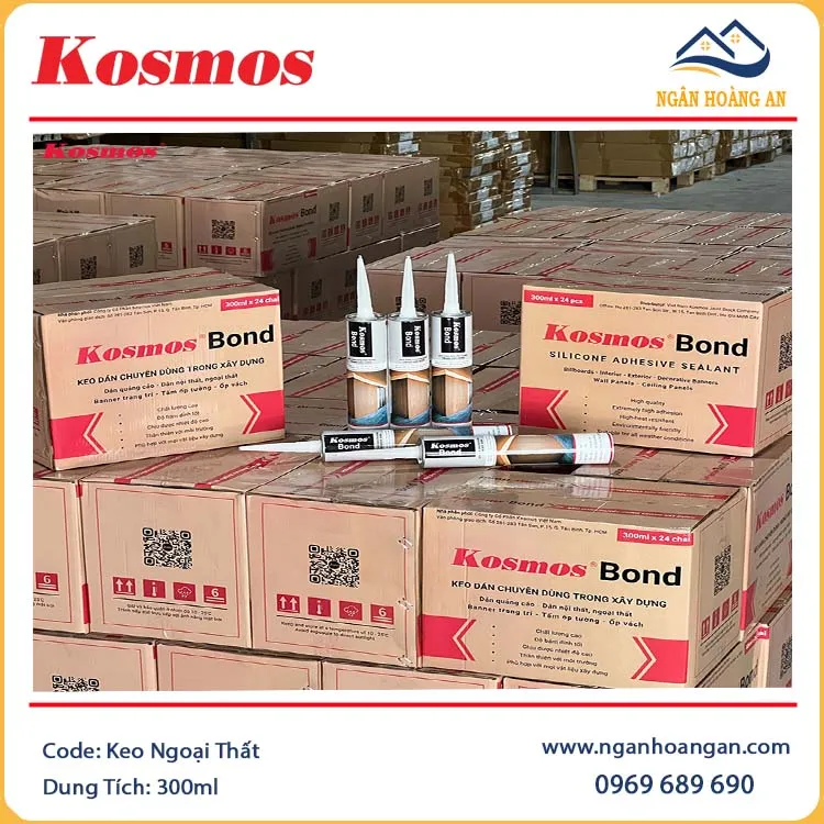 Keo Silicone Ngoại Thất Kosmos Bond 300ml