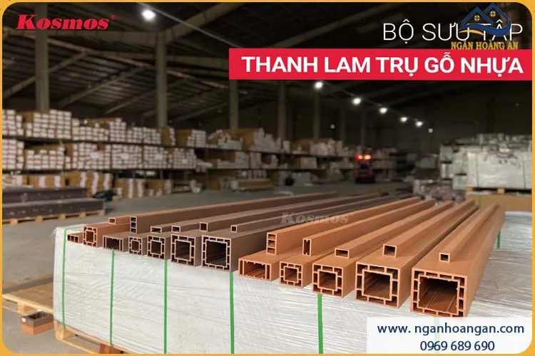 Lam Trụ Giàn Hoa Pergola Gỗ Nhựa Ngoài Trời Kosmos