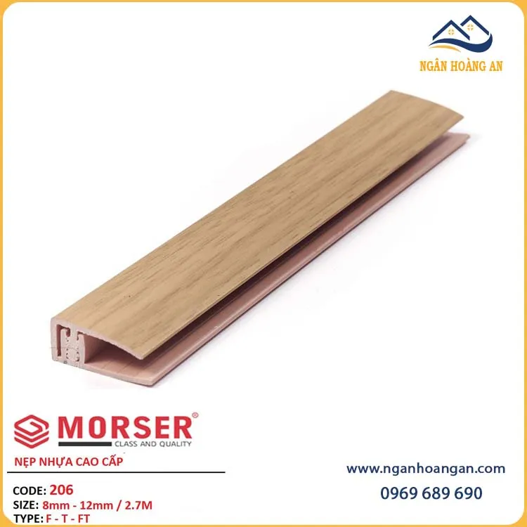 Nẹp F Kết Thúc Sàn Gỗ  Sàn Nhựa Morser