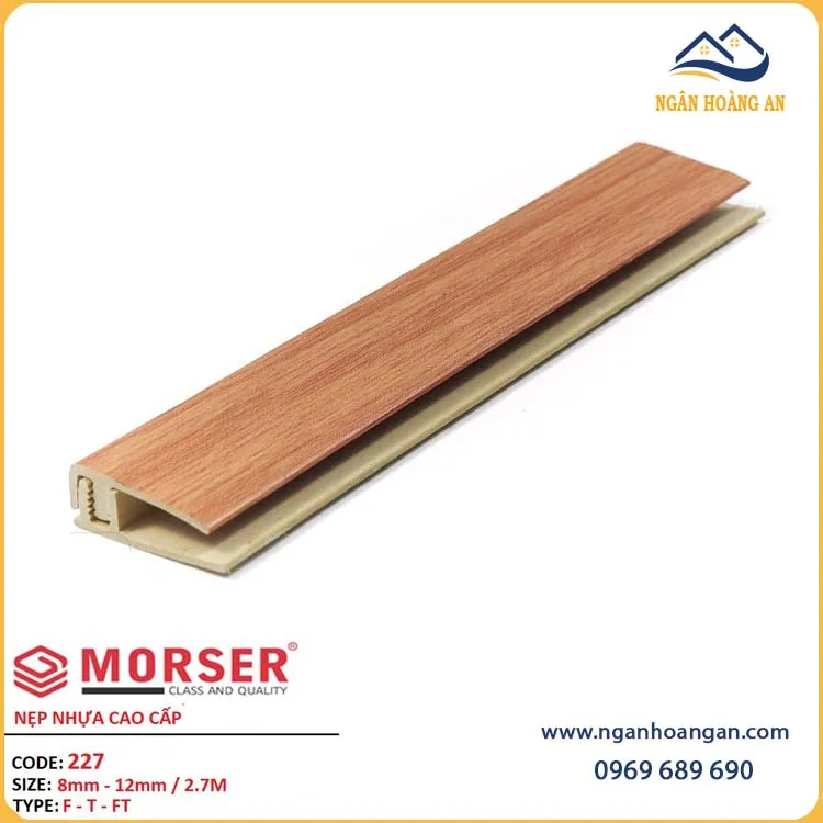 Nẹp F Kết Thúc Sàn Gỗ  Sàn Nhựa Morser