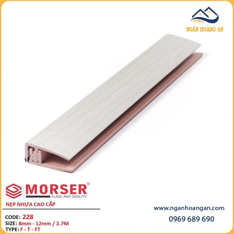 Nẹp F Kết Thúc Sàn Gỗ  Sàn Nhựa Morser