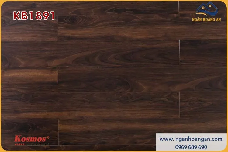 Sàn Gỗ Công Nghiệp Kosmos KB1891 Dày 12mm 