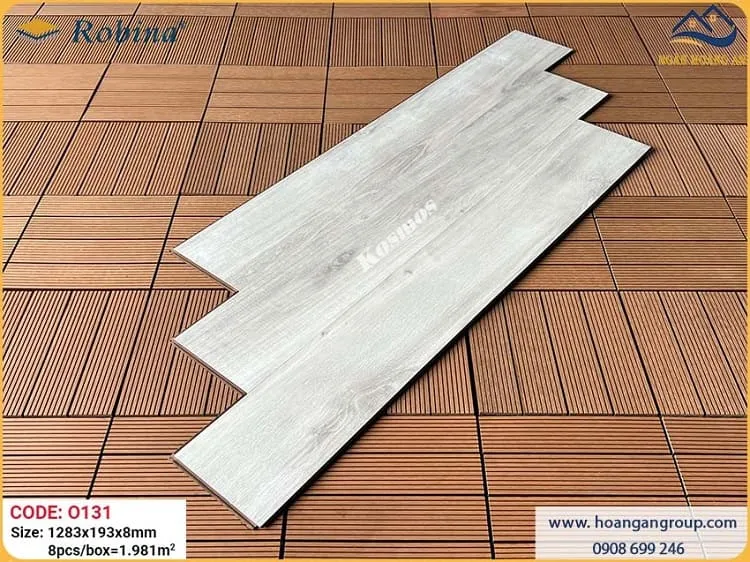 Sàn Gỗ Công Nghiệp Malaysia Robina O131 8mm