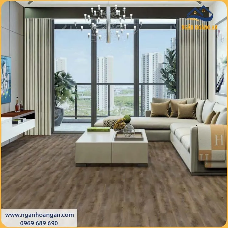 Sàn Nhựa Hèm Khóa Giả Gỗ MIA MA 5205 Dày 5.2mm