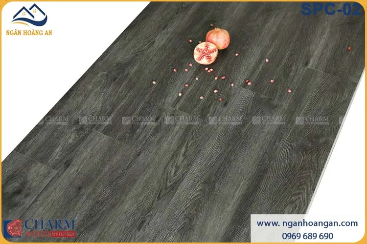 Sàn Nhựa Hèm Khóa Giả Vân Gỗ Charmwood SPC-02 6mm