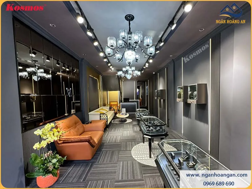 Ốp Tường Tấm Ốp Than Tre Đơn Sắc Xám Kosmos TT-818