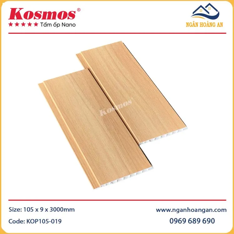 Tấm Nhựa Ốp Trần Nano Kosmos KOP105-019