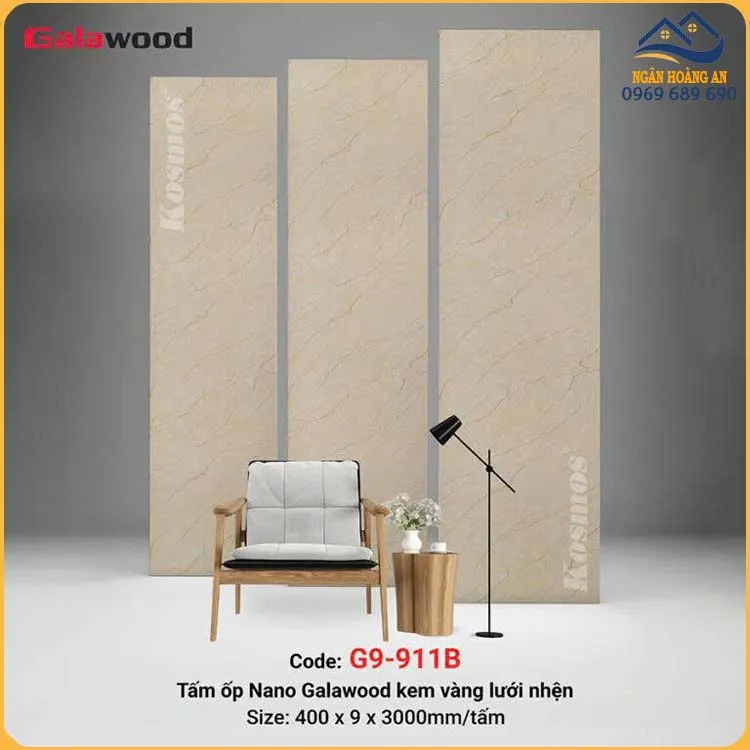 Tấm Nhựa Ốp Tường Nano Giả Vân Đá Galawood G9-911B