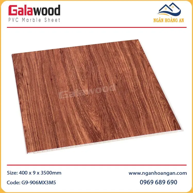 Tấm Nhựa Ốp Tường Nano Giả Gỗ Galawood G9-906MX3M5