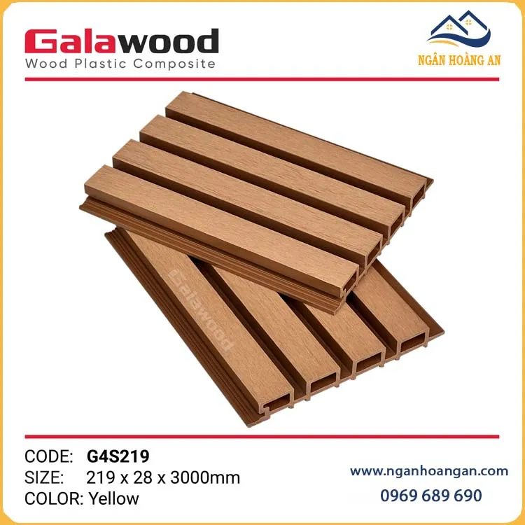 Ốp Tường Ốp Trần Lam Sóng Ngoài Trời Galawood G4S219