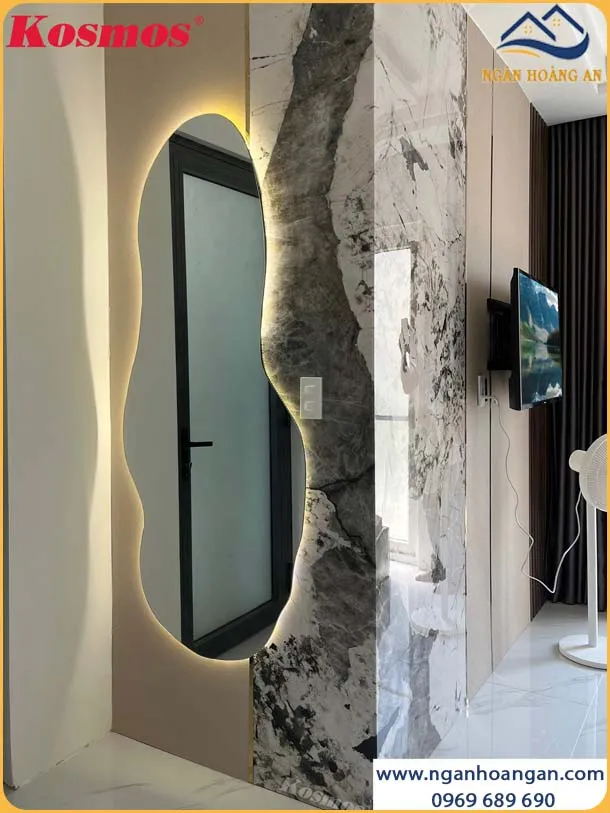 Tấm Ốp Đa Năng Sợi Than Tre Vân Đá Pandora Kosmos TT-828