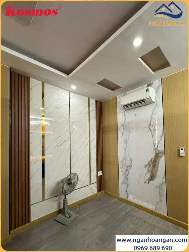 Tấm Than Tre Ốp Tường Vân Đá PET Kosmos TT-838