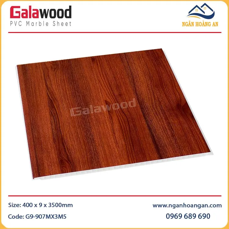 Tấm Ốp Trần Nano Giả Vân Gỗ Galawood G9-907MX3M5