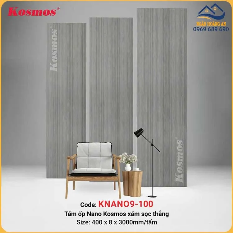 Tấm Nhựa Ốp Tường Nano Kosmos KNANO9-100
