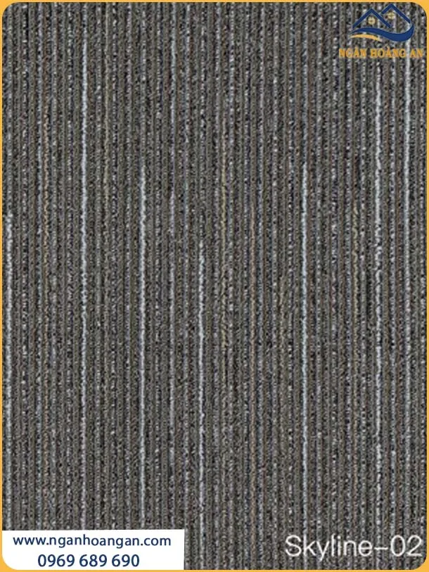 Tấm Thảm Trải Sàn Văn Phòng Skyline-02 50x50 cm