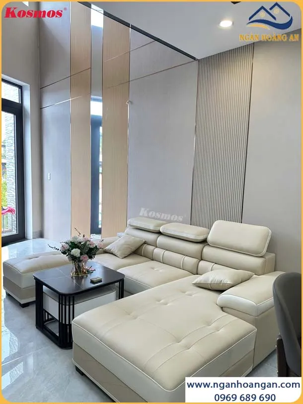 Tấm Ốp Than Tre Vân Vải Vàng Ánh Kim Kosmos TT-819CX