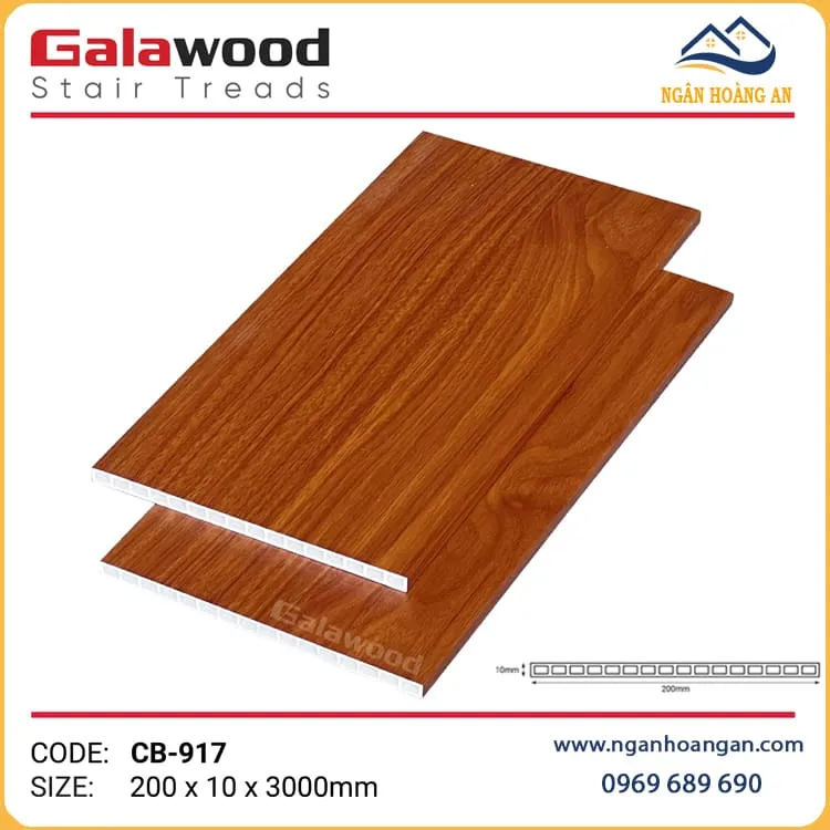 Bộ Sưu Tập Cổ Bậc Cầu Thang Nhựa PVC Giả Gỗ Galawood