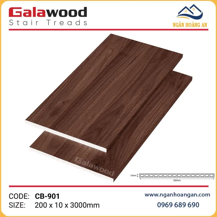 Bộ Sưu Tập Cổ Bậc Cầu Thang Nhựa PVC Giả Gỗ Galawood