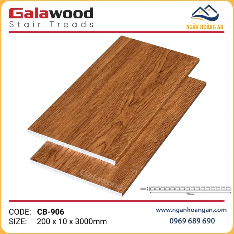 Bộ Sưu Tập Cổ Bậc Cầu Thang Nhựa PVC Giả Gỗ Galawood