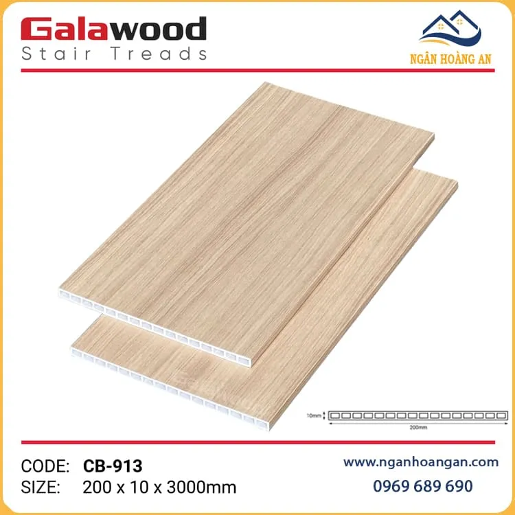 Bộ Sưu Tập Cổ Bậc Cầu Thang Nhựa PVC Giả Gỗ Galawood