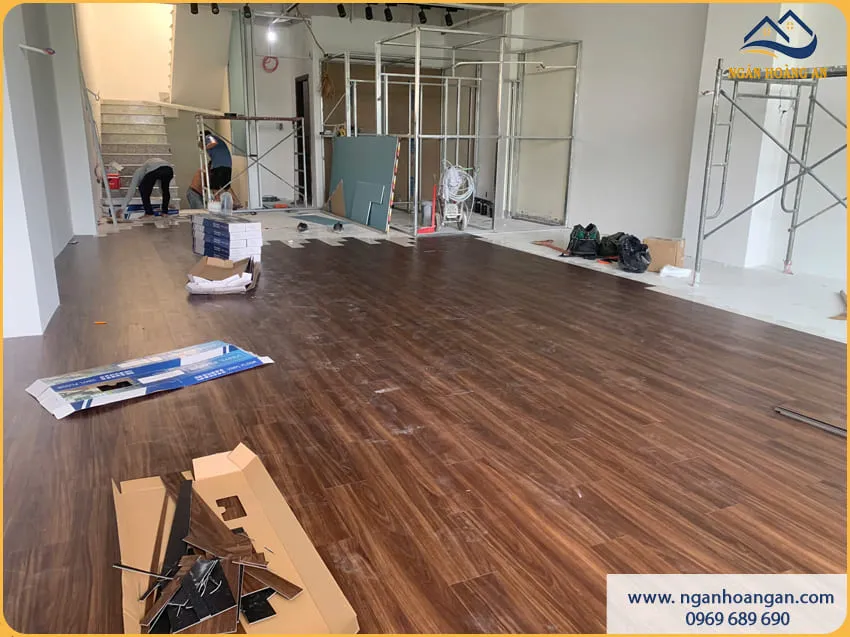 Tấm Lót Sàn Dán Keo Giá Rẻ THFloor W302-1 Dày 3mm