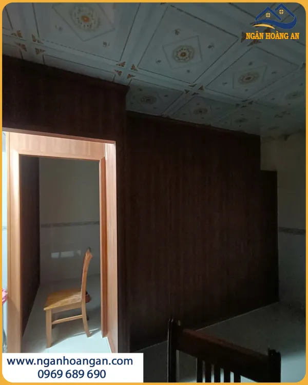 Tấm Vách Ngăn Phòng Ngủ Nhựa Giả Gỗ Galawood VN-906X3M5