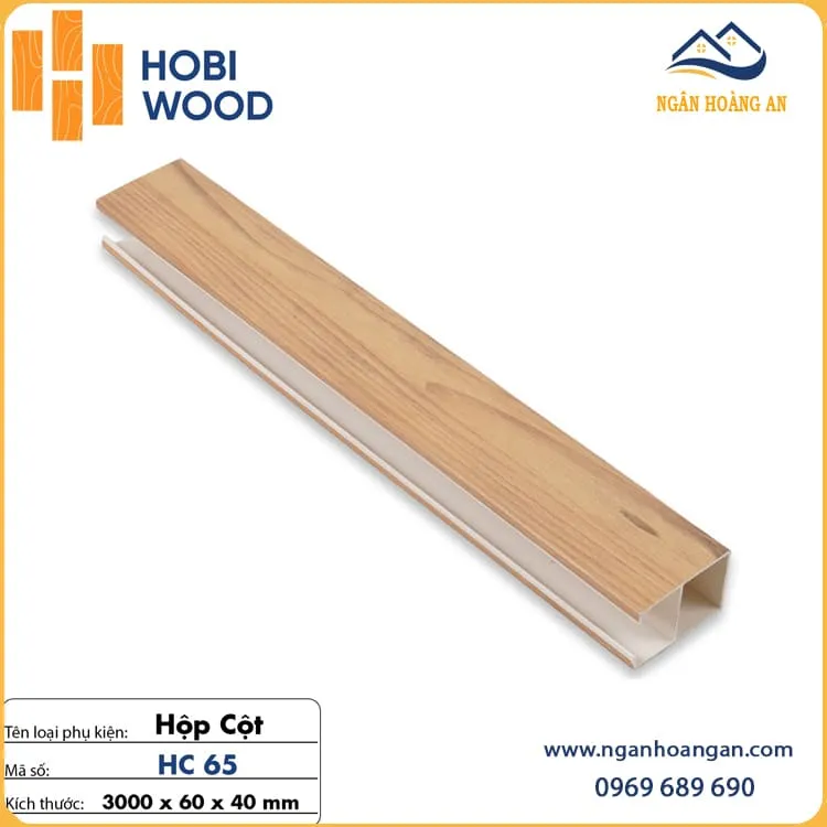 Thanh Nan Trần Nhựa Giả Gỗ Hobiwood 40X60