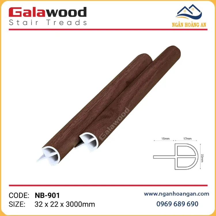 Bộ Sưu Tập Nẹp Bậc Cầu Thang Nhựa PVC Giả Gỗ Galawood