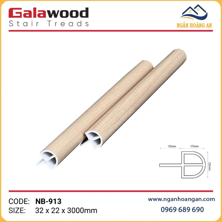 Bộ Sưu Tập Nẹp Bậc Cầu Thang Nhựa PVC Giả Gỗ Galawood