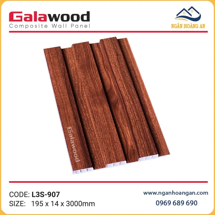 Lam 3 Sóng Thấp Ốp Tường Ốp Trần Galawood L3S-907