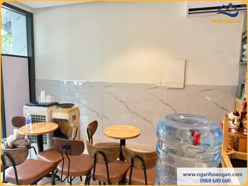 Tấm Ốp PVC Giả Đá Galawood PVC214 Màu Trắng Vân Mây