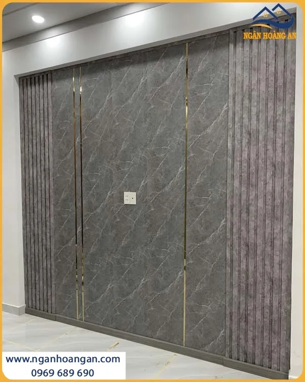 Lam 3 Sóng Nhựa Ốp Tường Vân Bê Tông Kosmos K3S200-012