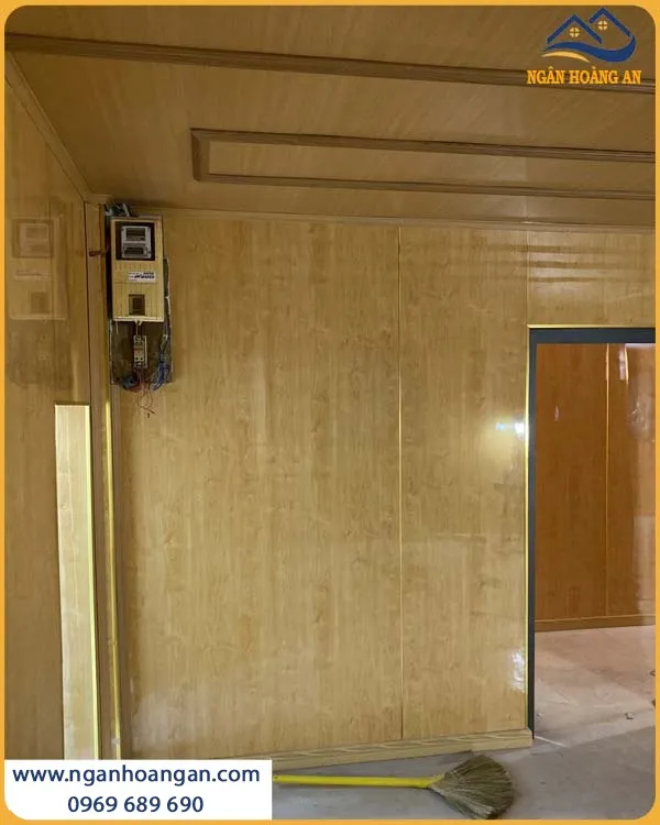 Ốp Tường PVC Giả Vân Đá Kosmos PVC2018 Màu Vân Gỗ