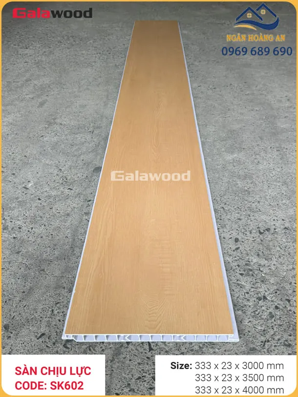 Sàn Chịu Lực Gác Lửng Vân Gỗ Galawood SK602X4M