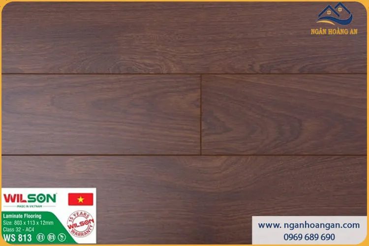 Sàn Gỗ Công Nghiệp Willson 813 Dày 12mm