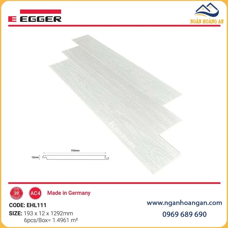 Sàn Gỗ Công Nghiệp Egger Home 12mm EHL111