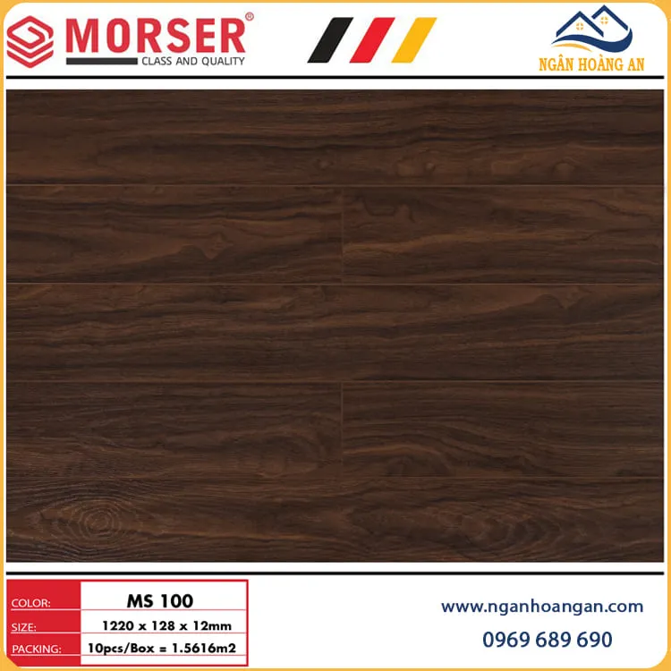Sàn Gỗ Công Nghiệp Morser MS100 Dày 12mm