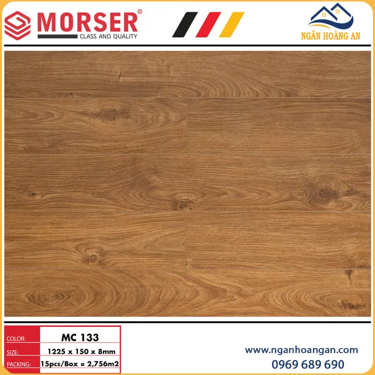 Sàn Gỗ Công Nghiệp Morser MC133 Dày 8mm