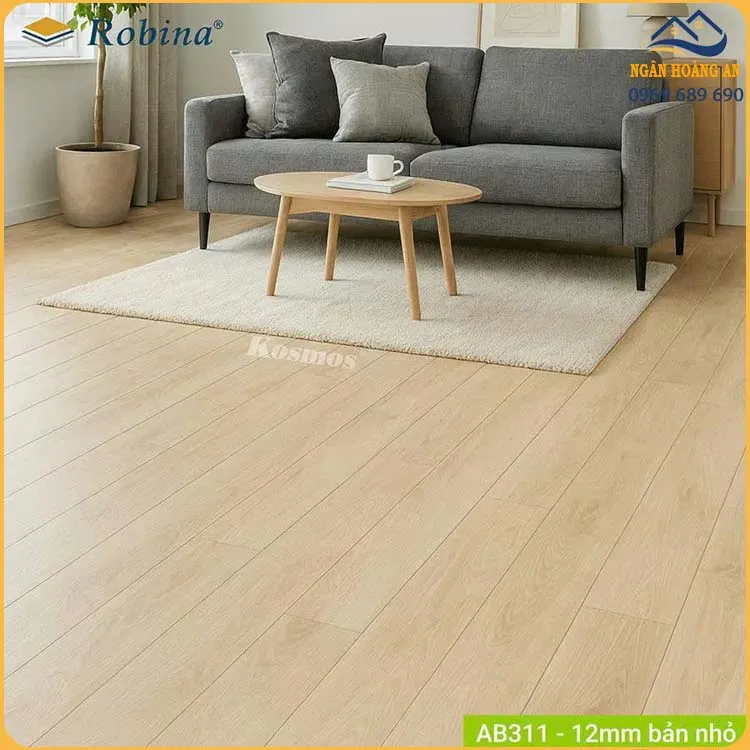 Sàn Gỗ Công Nghiệp Robina 12mm Bản Nhỏ AB311