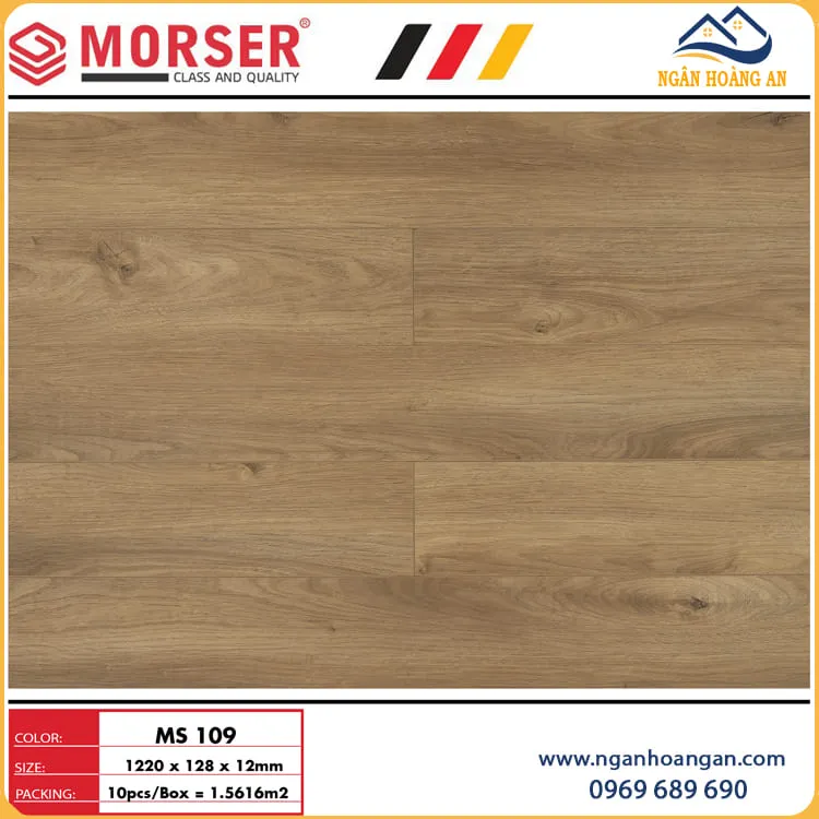 Sàn Gỗ Công Nghiệp Việt Nam Morser MS109 12mm