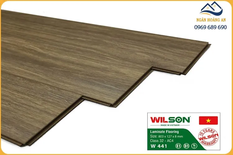 Sàn Gỗ Công Nghiệp Wilson W441 Dày 8mm