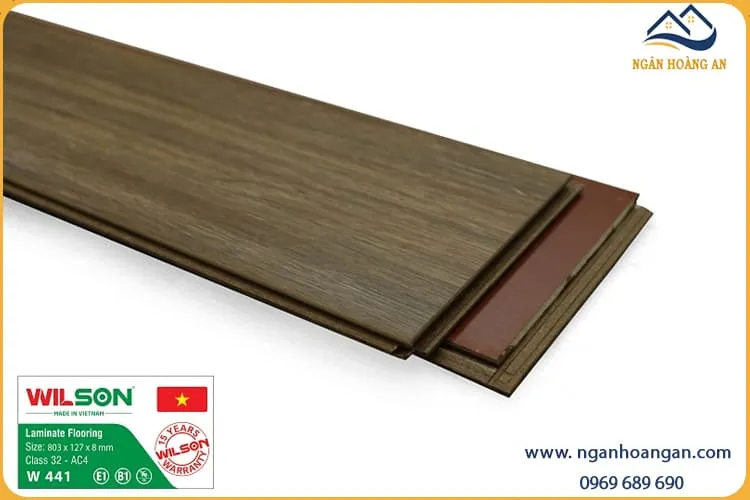 Sàn Gỗ Công Nghiệp Wilson W441 Dày 8mm