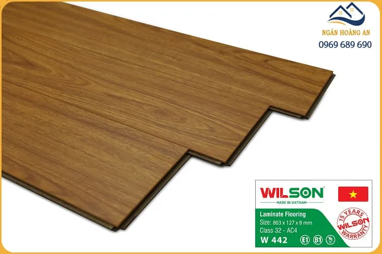 Sàn Gỗ Công Nghiêp Wilson W442 Dày 8mm