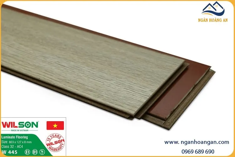 Sàn Gỗ Công Nghiệp Wilson W445 Dày 8mm