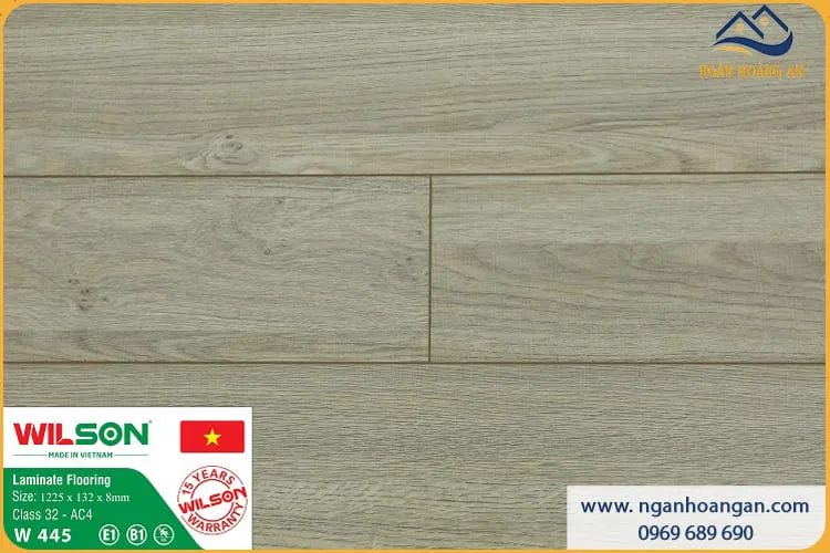 Sàn Gỗ Công Nghiệp Wilson W445 Dày 8mm