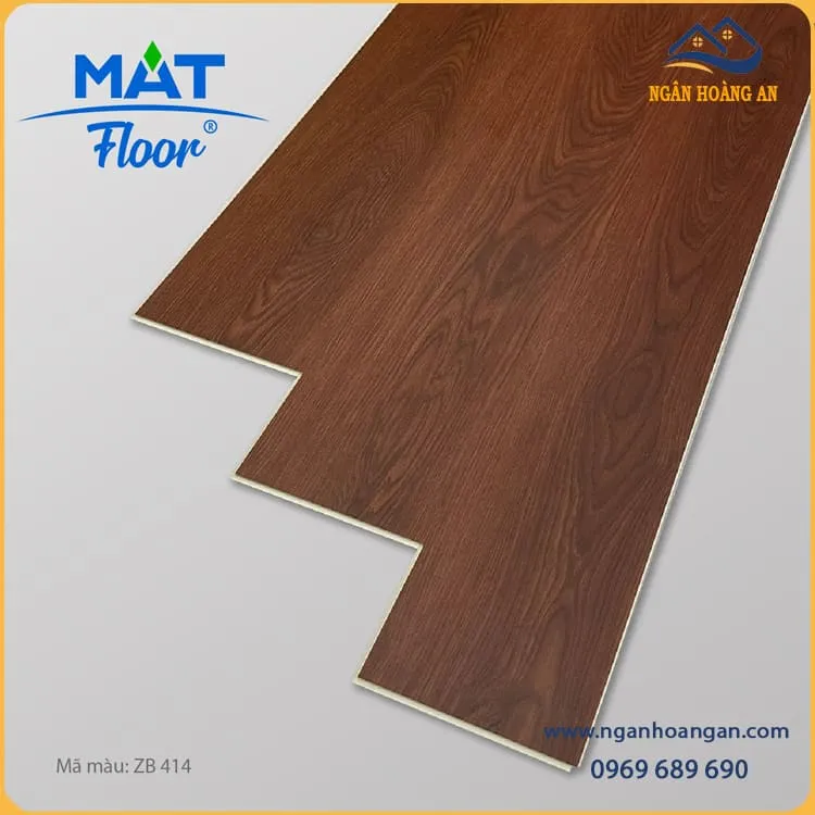 Sàn Nhựa Giả Gỗ Hèm Khoá 4mm MAT Floor Z414