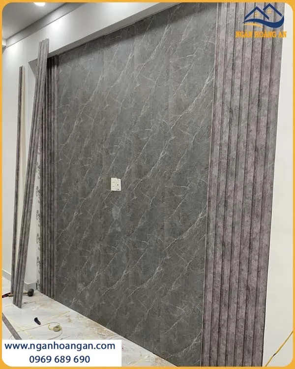 Lam 3 Sóng Nhựa Ốp Tường Vân Bê Tông Kosmos K3S200-012