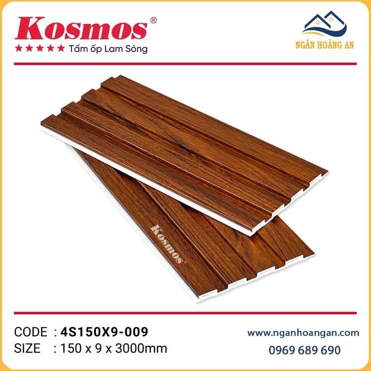 Tấm Ốp Tường Lam Sóng Kosmos 4S150X9-009