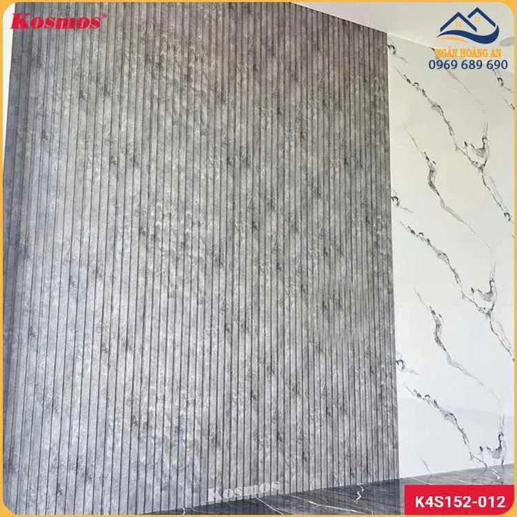 Tấm Ốp Lam Sóng Nhựa Vân Bê Tông Kosmos K4S152-012