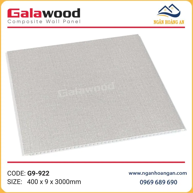 Tấm Nhựa Ốp Tường Nano Galawood Giả Vân Vải G9-922
